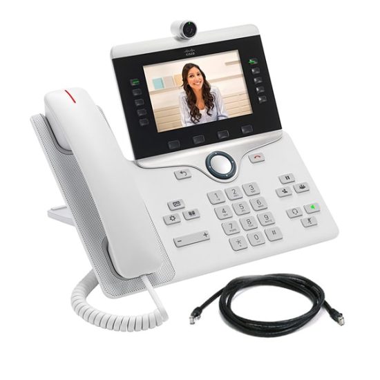 Cisco IP Phone 8845, White