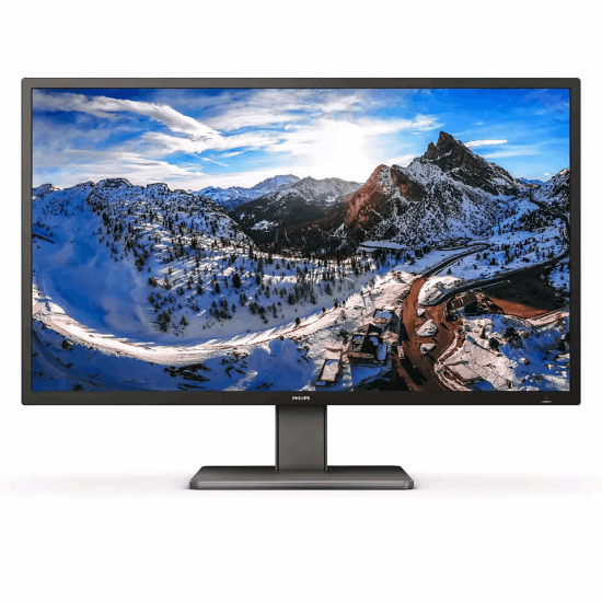 PHILIPS 43" (16:9) UHD LED, HDMI(2), DP, USB-C DOCK, RJ45, VESA, SPKR, H/ADJ, 4YR