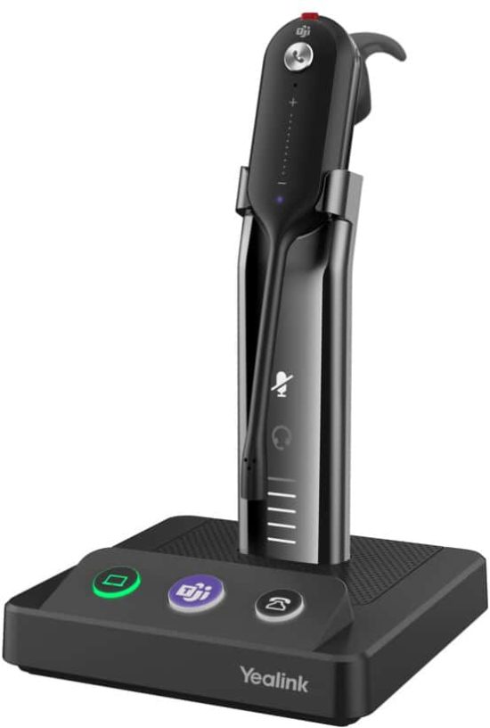 YEALINK DECT WIRELESS (WH63-Teams) MS CONVERTIBLE HEADSET WITH BASE-WH63-Teams