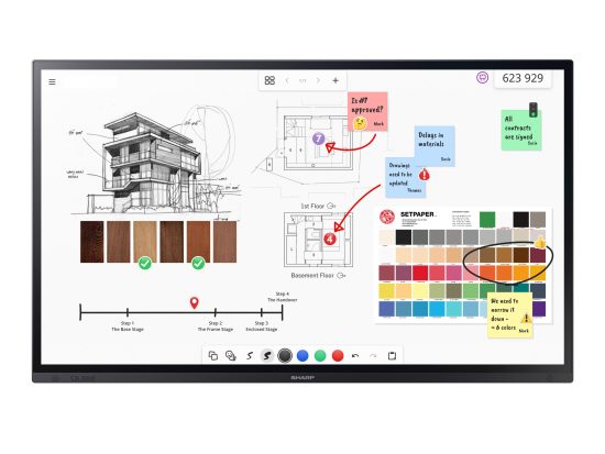Sharp PN-LA862 LCD 86" InGlass Touch