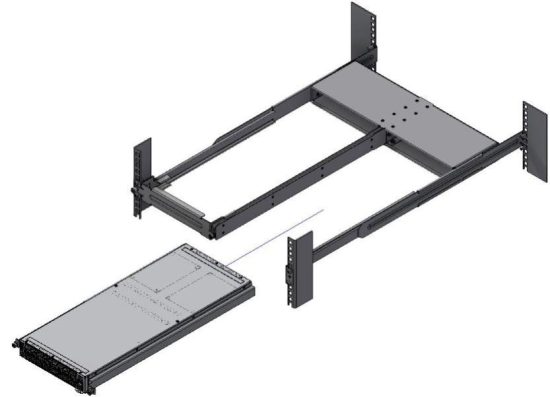 NVIDIA 19" SN2010 Rail Mounting Kit 930-9NRKT-00JG-000