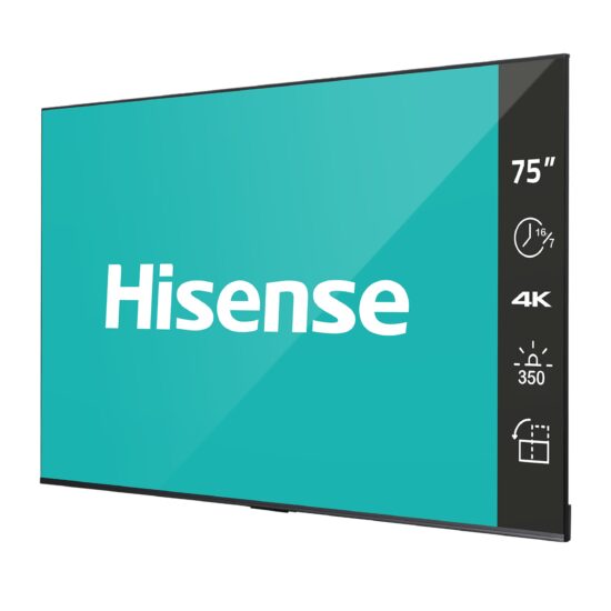 Hisense 75DP30FE 75 UHD Digital Signage 350nit 16 x 7 Android 9 - 75DP30FE
