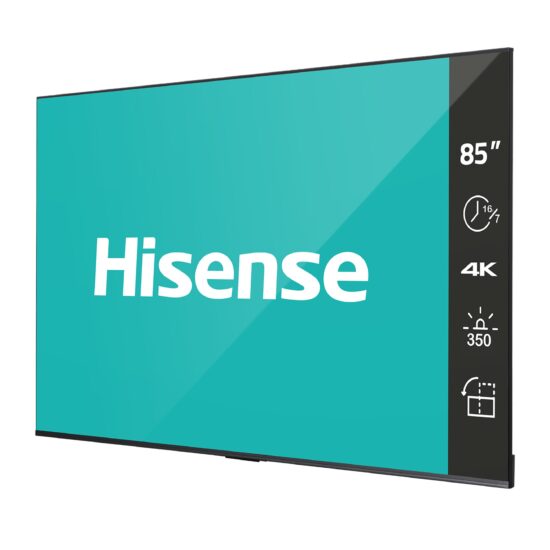 Hisense 85DP30FE 86 UHD Digital Signage 350nit 16 x 7 Android 9 - 85DP30FE