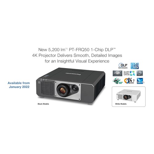 PT-FRQ50B 5200 ANSI 4K SOLID SHINE LASER FLEXIBLE INSTALLATION BLACK PA-PT-FRQ50B