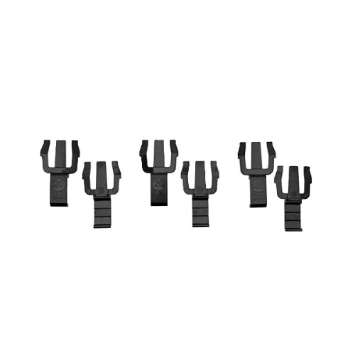 MSA FRONT BRIM HARD HAT CLIPS 3 PAIRS HMT-1 REALWEAR NAVIGATOR 500 SERIES - 127120