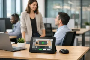 Desk Booking Displays That Make Hybrid Work Work
