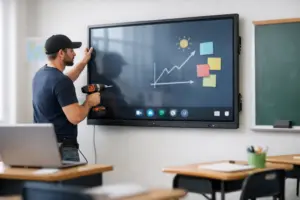 How to Install Classroom Touchscreen Displays