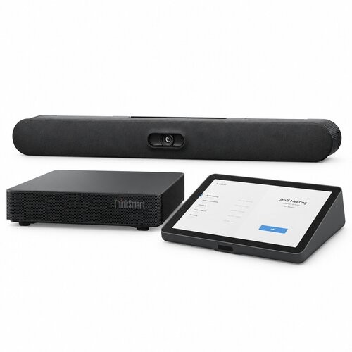Logitech Rally Bar 2 + Tap IP 2 Graphite + Think Smart Core Gen 2 for Microsoft Team Rooms